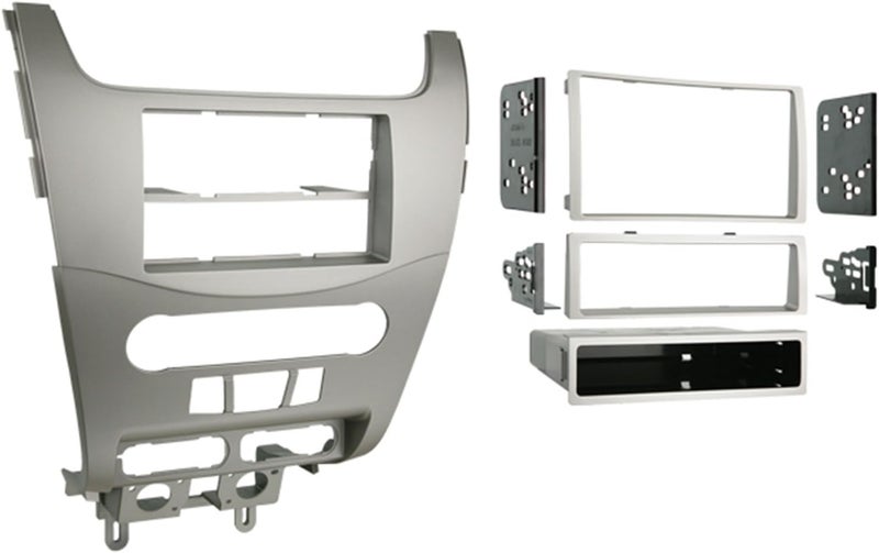 METRA 99-5816 Single or Double DIN Installation Kit for 2008-2009 Ford Focus, Black & Electronics 70-5520 Wiring Harness for Select 2003-Up Ford Vehicles - Image 2