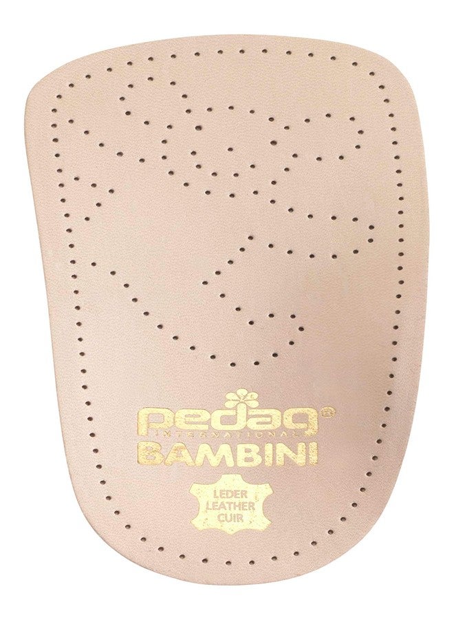 Pedag Bambini, German Made 3/4 Children's Orthotic Insole, Vegetable Tanned Leather, Size Big Kid 4/5L, EU 34-35 - Image 2