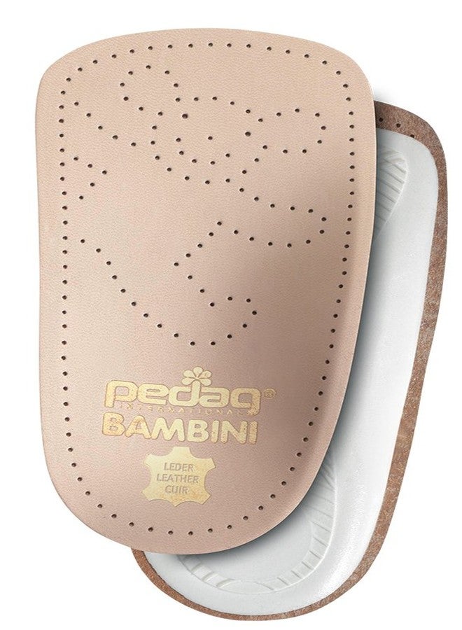 Pedag Bambini, German Made 3/4 Children's Orthotic Insole, Vegetable Tanned Leather, Size Big Kid 4/5L, EU 34-35 - Image 1