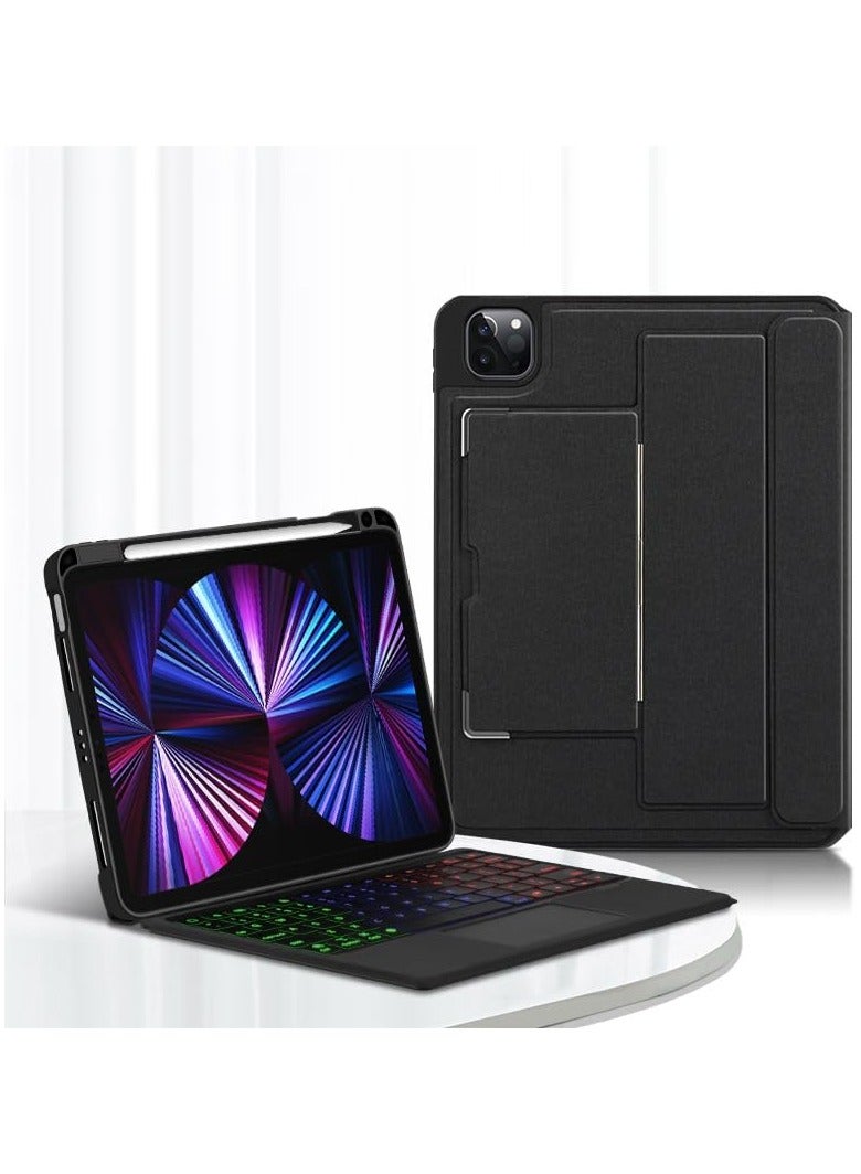 general Backlit Keyboard Case for IPad Air 11 Inch 2024(Model:A2899;A2900),With Touchpad and Pen Slot,Removable Bluetooth Keyboard Case - Image 1