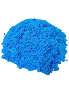 BJM Play Sand Blue Color 2Kg Space Sand Bucket Comes With Molds Non Sticky Blue Play Sand is Creative Fun For Kids  - Image 2