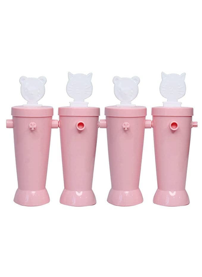 Inaaya INAAYA Reusable Ice Cream Mould Tray Ice Pop Maker Kulfi Candy Ice Lolly Mould for Children and Adults Set of 4 Multicolor  - Image 5