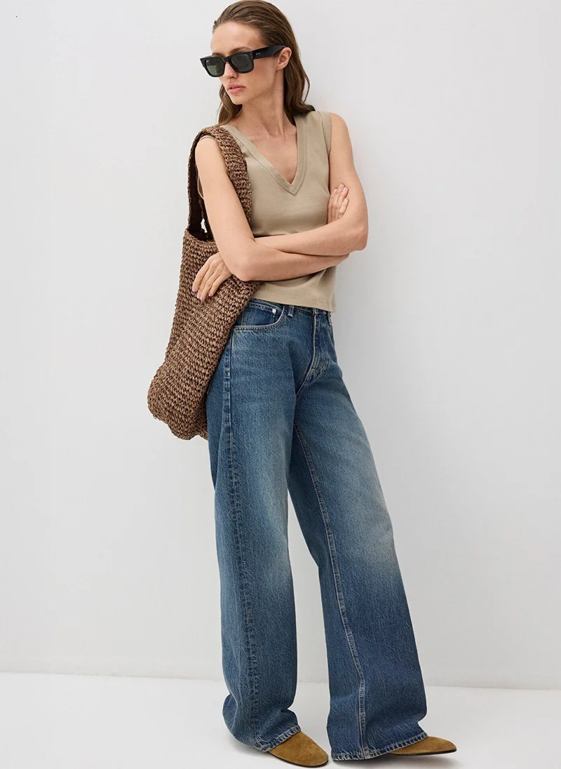 مافي Malibu Dark Vintage Denim Jeans