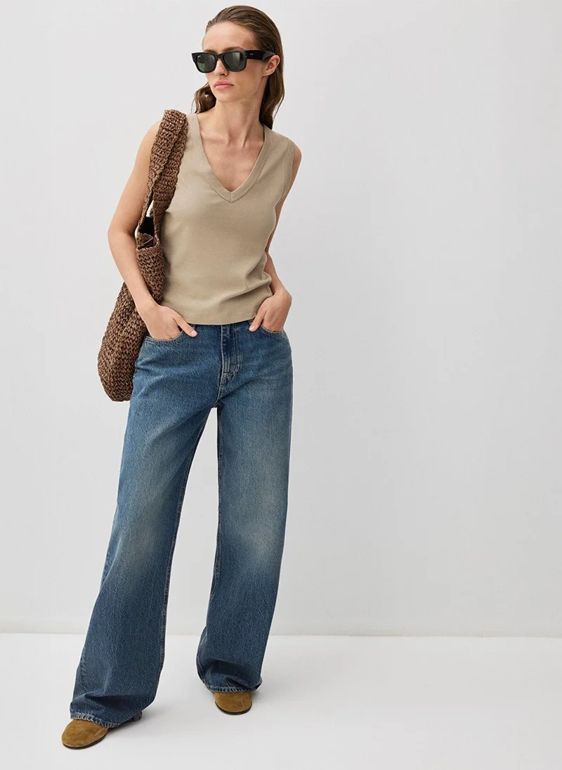 مافي Malibu Dark Vintage Denim Jeans