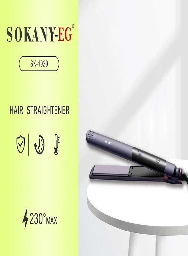 sokany SK-1929 Digital Display Hair Straightener Ceramic 230° - Image 2