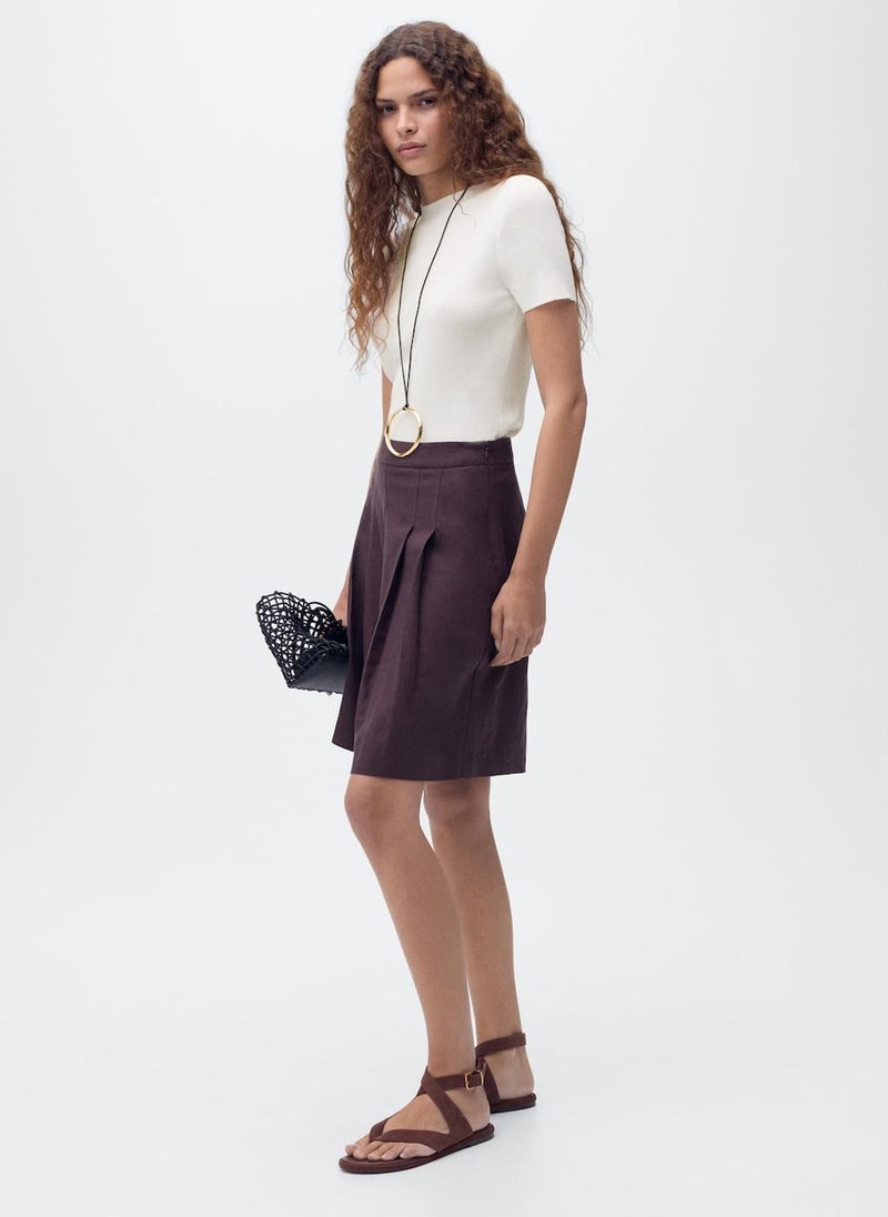 MANGO Short-Sleeved Fine-Knit Sweater  - Image 4