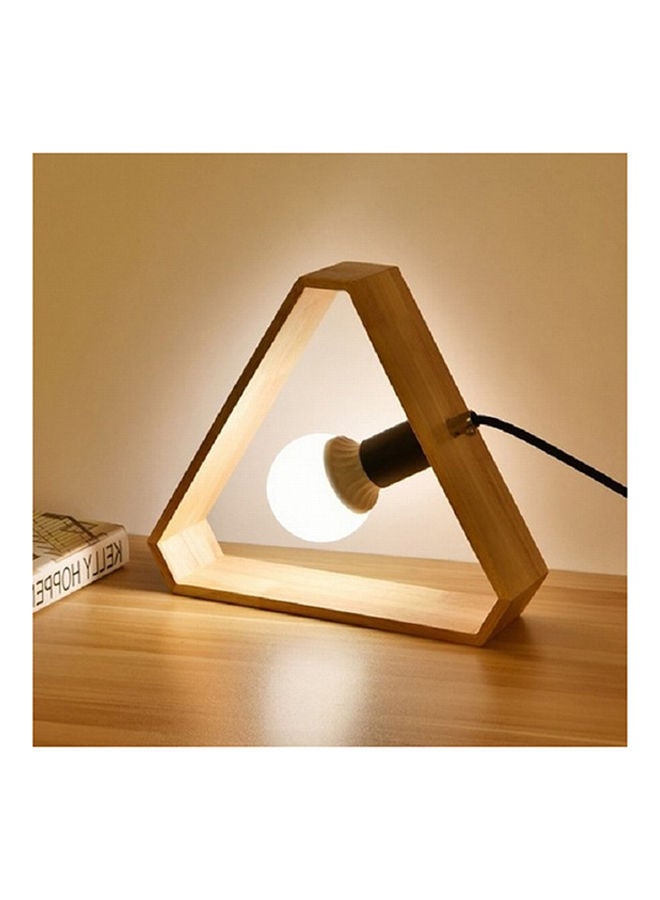 Y&D Retro Wooden Art Bedroom Eye Protection LED Desk Lamp Yellow 26 x 10 26centimeter - Image 1