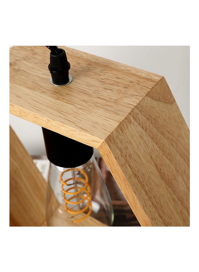 Y&D Retro Wooden Art Bedroom Eye Protection LED Desk Lamp Yellow 26 x 10 26centimeter - Image 3