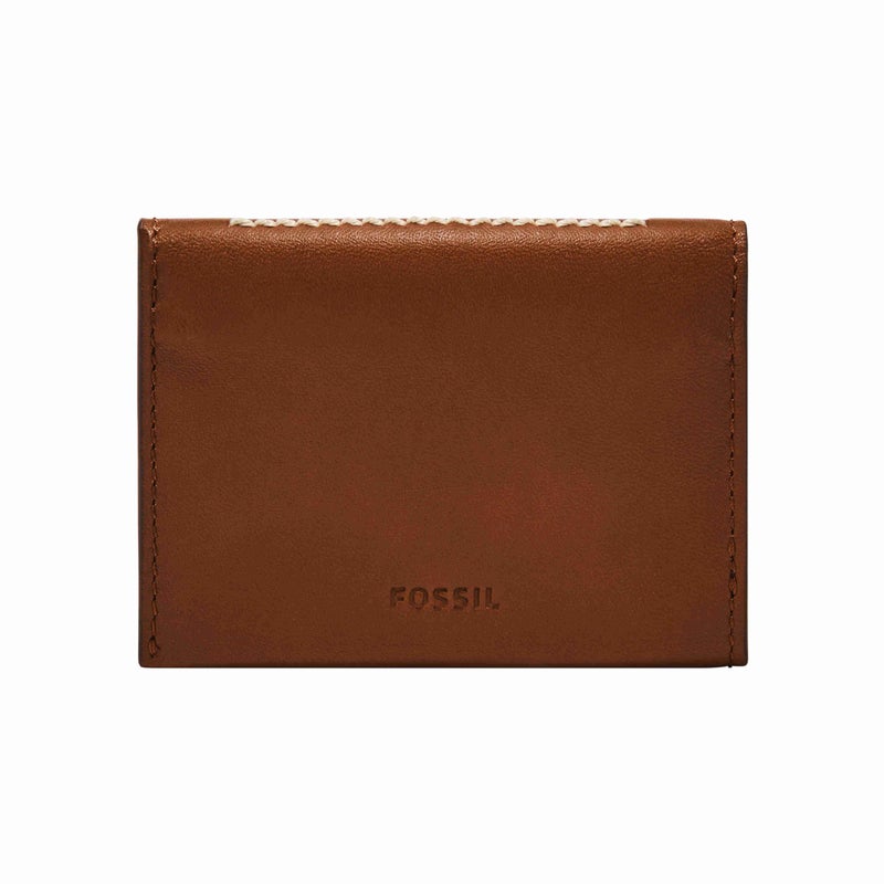Fossil Men's Card Case Wallet, Westover Brown Bifold, One Size - Image 3