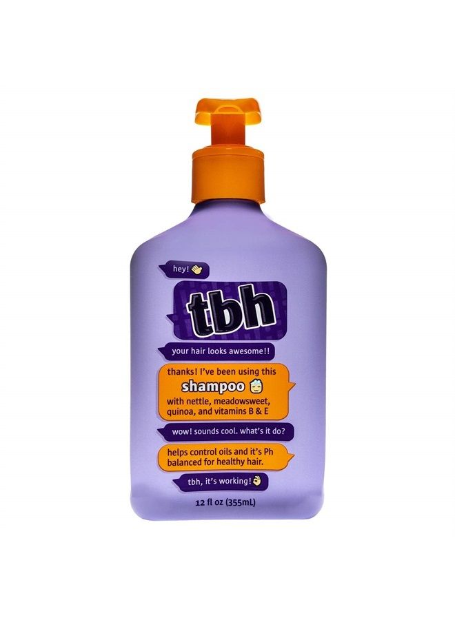Fairy Tales شامبو TBH للمراهقين والأطفال - شامبو للمراهقين والشباب للشعر الدهني، خالي من الكبريتات والبارابين - 12 أونصة - Image 1
