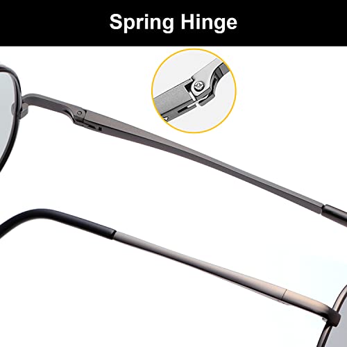 YIMI Polarized Photochromic Driving z87 Sunglasses For Men Women Day and Night safety glasses (photochromic/Black Frame Black lens) - Image 4