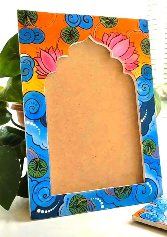 Jharokha MDF Wood Cutout for DIY Art, Craft, Resin, Lippan, Mandala, Painting, Wall Hanging, Decoration (12 inch x 9 inch)  - Image 3