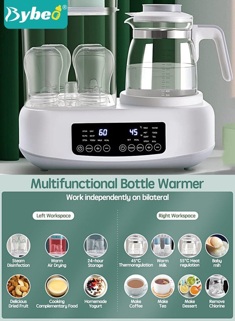 Bybeo 8-in-1 Multifunctional Baby Bottle Sterilizer, Dryer, Warmer & Steamer with Smart Temperature Control - Image 5