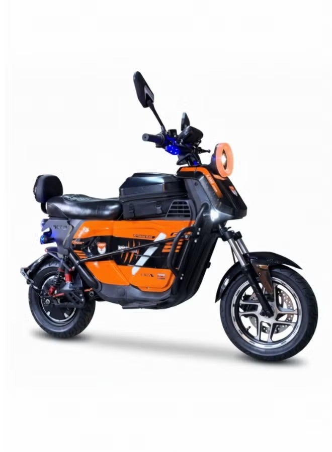 Electric scooter for adults with a 72V 50Ah lithium battery, 5000W motor, and oil brakes. - Image 1