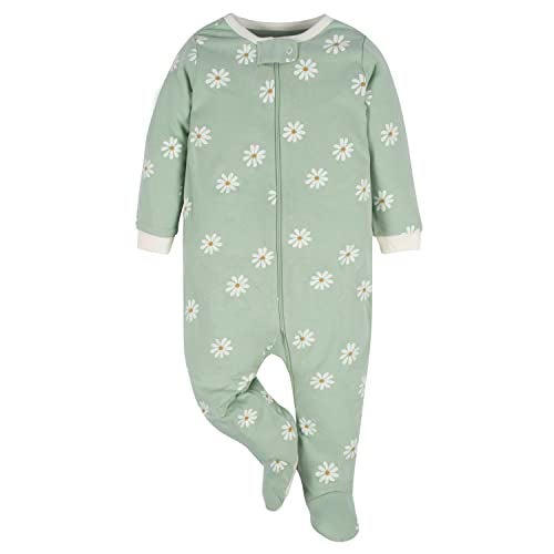 Gerber Baby Girls 2pack N Play And Toddler Sleepers Golden Floral 03 Months US - Image 3