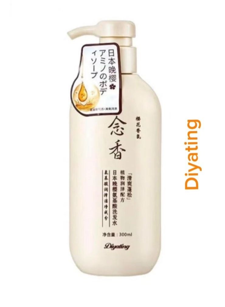 Diyating Japanese Sakura Anti-Hair Loss Shampoo 300 ml - Image 4