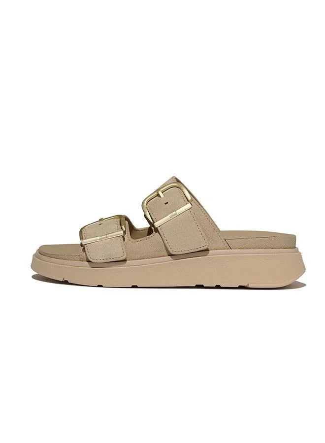 Fitflop GEN-FF BUCKLE TWO-BAR SUEDE SLIDES