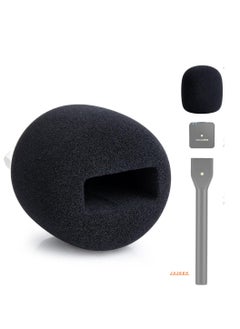 JAJEEK Microphone Cover Foam – Compatible with Multiple Brands, Suitable for Handheld Interview Adapters, Blocks Plosives for Clear Sound Quality  - Image 1