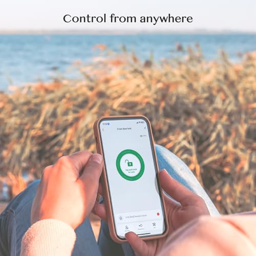Yamiry WiFi Gateway for YR01 YR05 Smart Lock with Handle,Compatible with Nice Digi App, Remotely Control Keyless Entry Door Lock,Compatible with Alexa to Voice Control Smart Door Lock - Image 3
