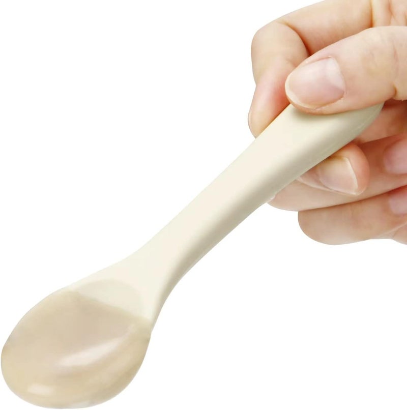 PandaEar Silicone Baby Spoon and Fork Set  6 Pack First Stage Toddler Self Feeding Utensils 612 Months  LED Weaning Spoons - Image 5