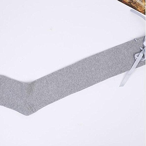 Patiky Women's Thigh High Socks Lolita Gothic Over Knee High Stocking Lace Up Thigh Stockings Girl Uniform Dress Long Socks PTK02 (US, Alpha, One Size, Gray) - Image 4