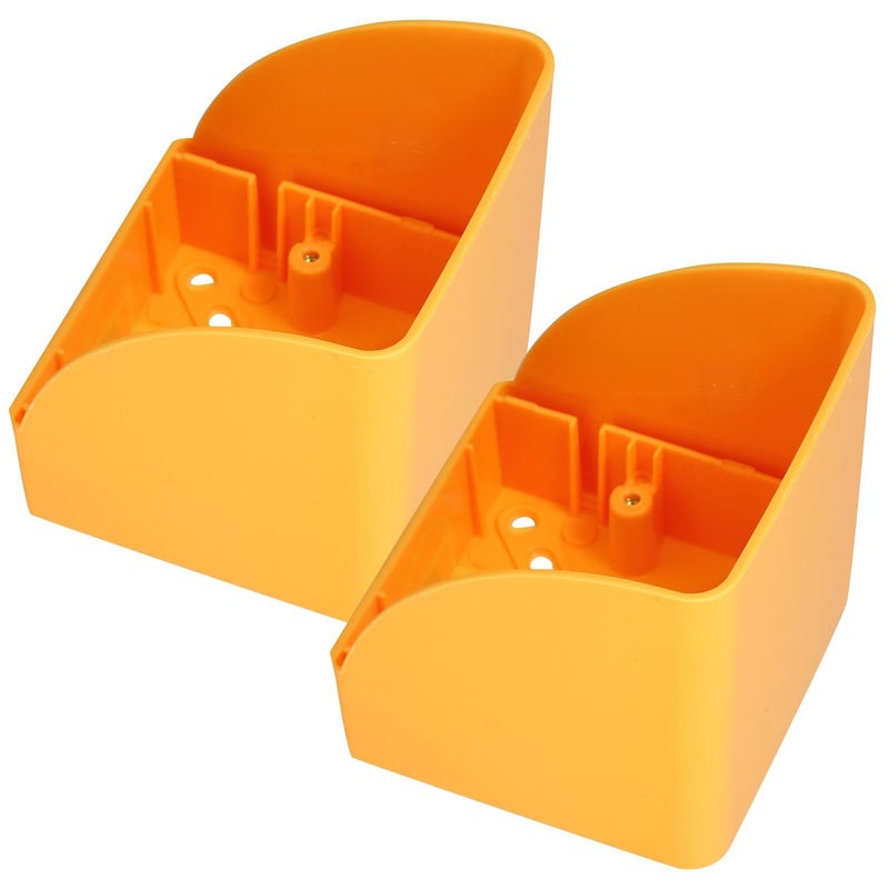 Yellow Waterproof Socket Cover for Outdoor EV Charger 2pcs with Base Weatherproof Outlet Protector Rainproof Electrical Socket - Image 2