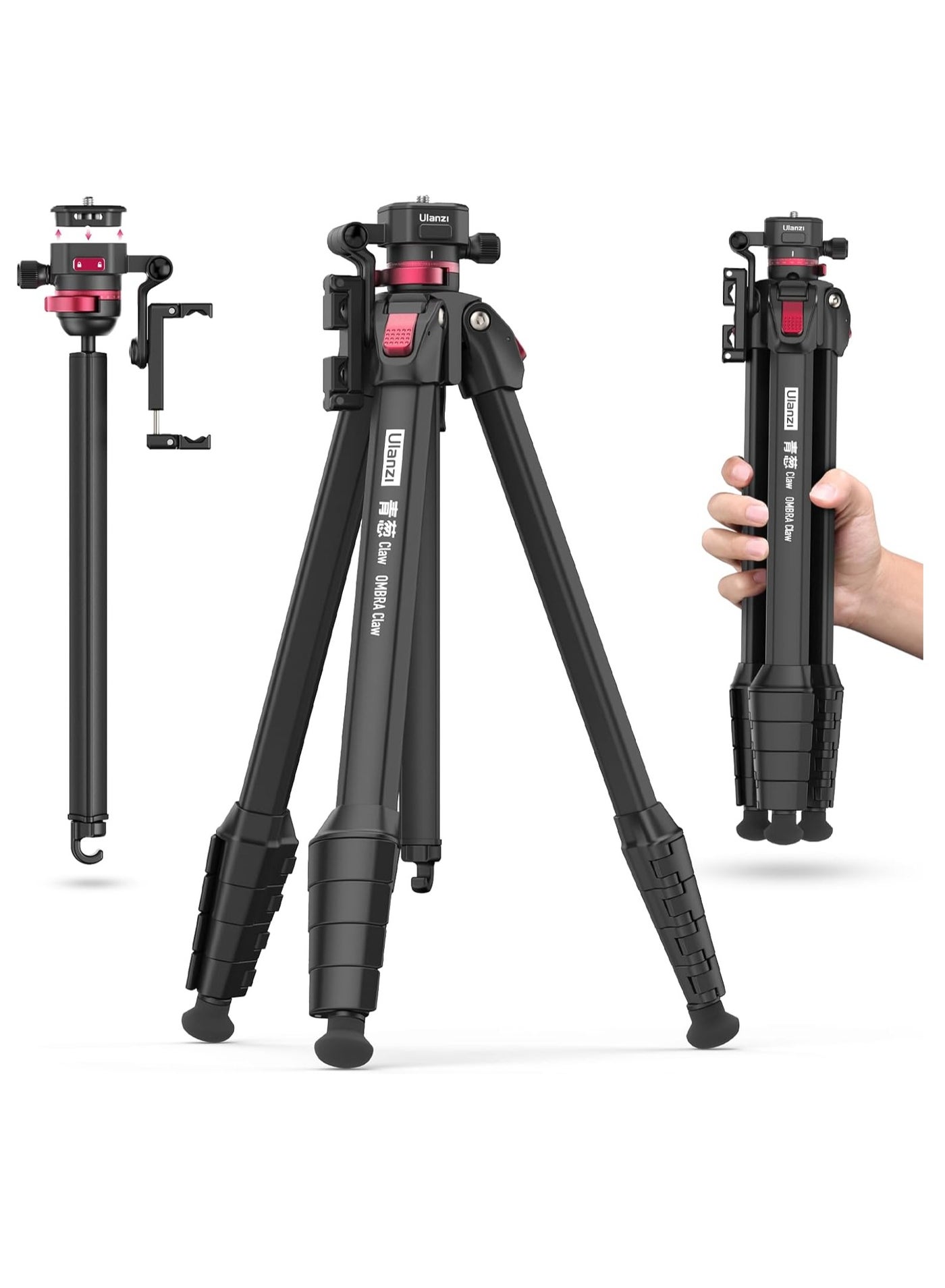 أولانزي Ulanzi Ombra Claw Travel Tripod TT07 8 kg