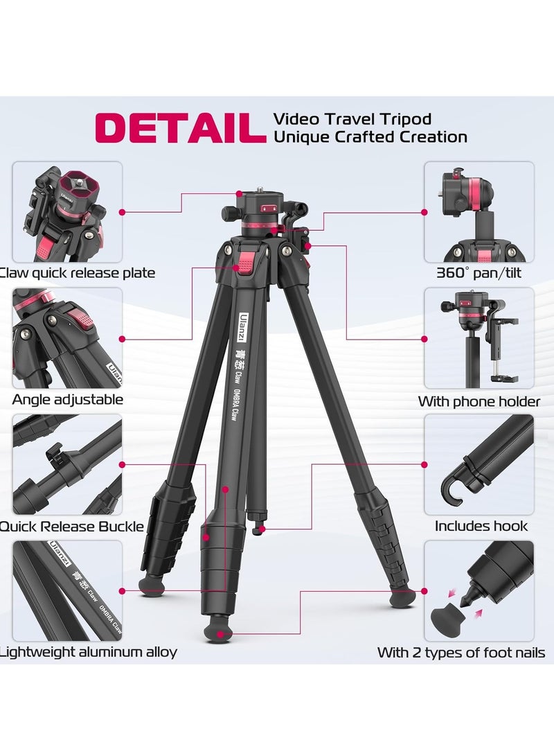 ULANZI Ombra Claw Travel Tripod TT07 - Image 4