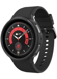 Spigen Liquid Air Armor Case Cover For Samsung Galaxy Watch5 PRO 45mm (2022) - Matte Black  - Image 1