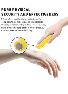 SYOSI Nsect Sting Bite Relief Electronic Mosquito Bites Itching Treatment Tool Thermal Frequency Pulse Anti Pruritic Stick Fast Symptom Relief Reduce Pain Portable USB Rechargeable  - Image 4