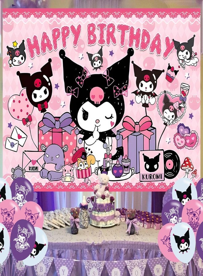karg Anime Backdrop 5x3 Vinyl Cartoon Anime Birthday Party Supplies Photography Background Picture Photoshoot Cake Table Decor Banner Shoot Drapes Poster - Image 4