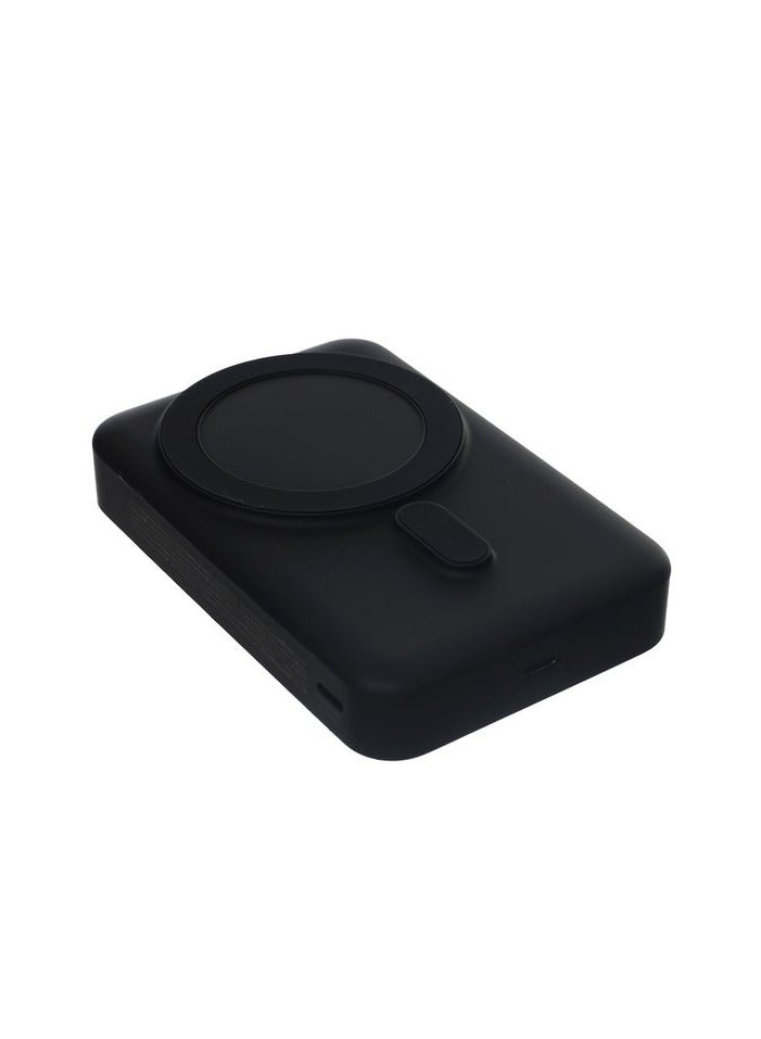 Lanex LP27 Super Fast Charging Wireless Magnetic Power Bank 10000mAh Type C / Lightning Made Of Premum Quality - Black