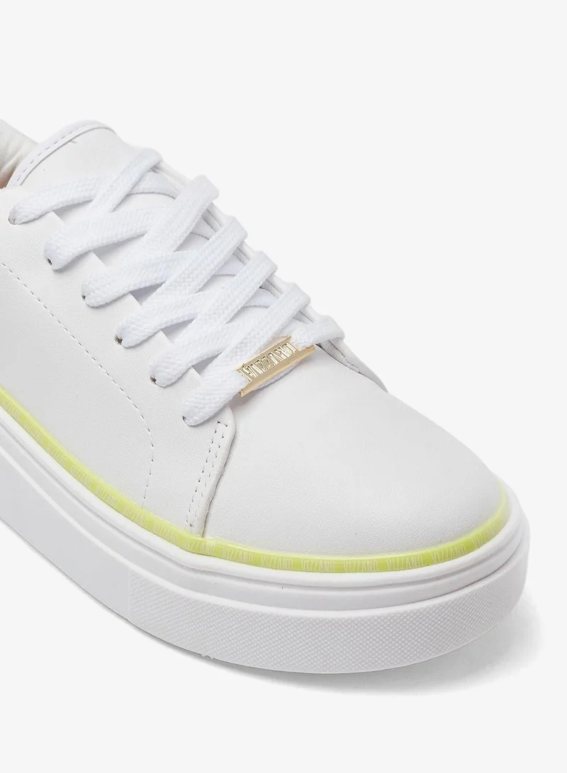 VIZZANO White Comfort Women’s Sneakers – Lace-Up Ladies Sneakers & Casual Sneakers for Girls for Women | Best Price UAE