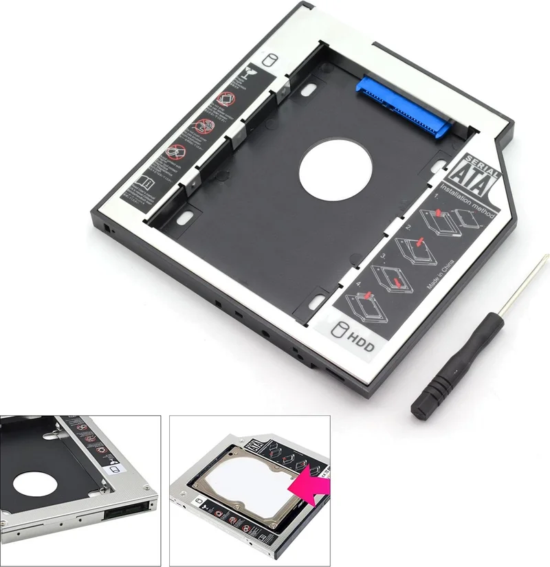 Gabble Notebook Sled Box HDD SSD 9.5mm Sata G-509