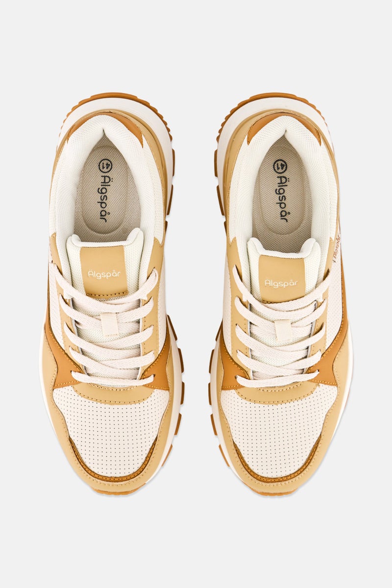 Algspar Women Lace Up Hiking Shoes, Multicolor - Image 2