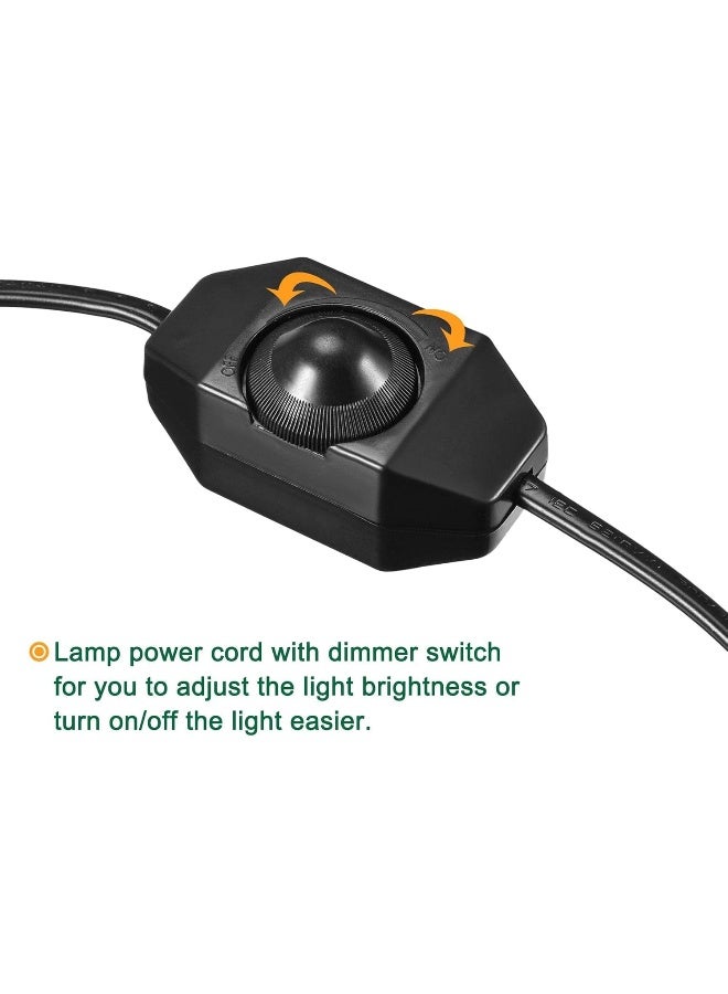 melfi Melfi Leading Edge Dimmer Switch - Effortless Light Control For Salt Lamps, Table Lamps, Incandescent Light Bulb, And More (Black, 2Pin Plug 1.7Mtr)  - Image 3