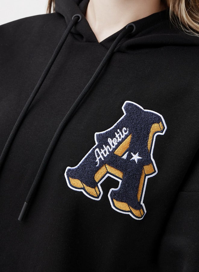 SP Characters Oversized Fit Hoodie with Looney Tunes Print - Image 3