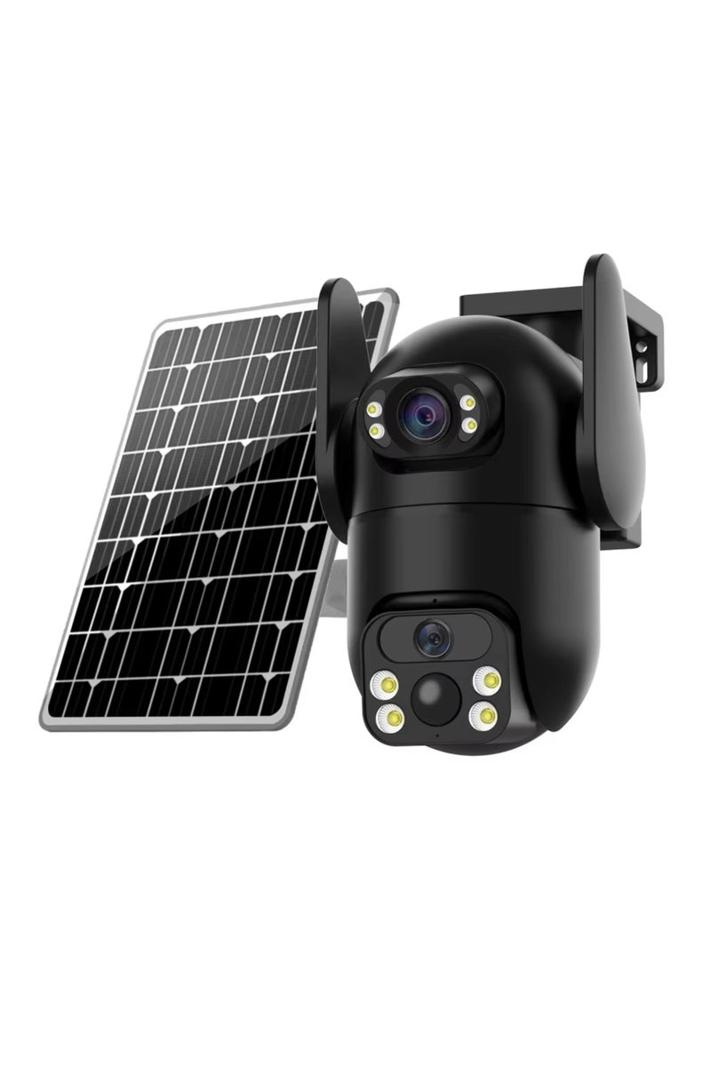 DIGI CORE CCTV Camera For Home 6MP Dual Lens Camera Outdoor Security Camera System For Home & Indoor-Outdoor IP Cameras  (SIM Internet Working Only) With Different Modes 360 Wireless Camera With V380 Pro App Control Built-In Microphone And Speaker Human Detection Solar PTZ Security Cameras, 4G Network Supported Two Way Audio, Night Vision, Intelligent Solar Energy Alert PTZ Camera IP66 Waterproof Camera With 64GB SD Card - Image 5