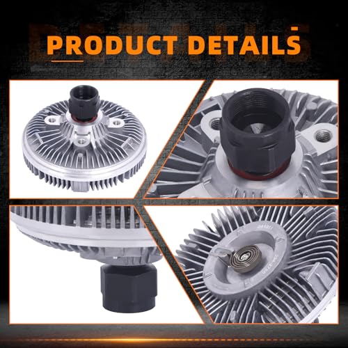 TOPAZ 2786 Automotive Fan Clutch Compatible with 1996-2011 Cadillac Chevy GMC Oldsmobile 4.3 4.8L 5.3L 5.7L 6.0L - Image 2
