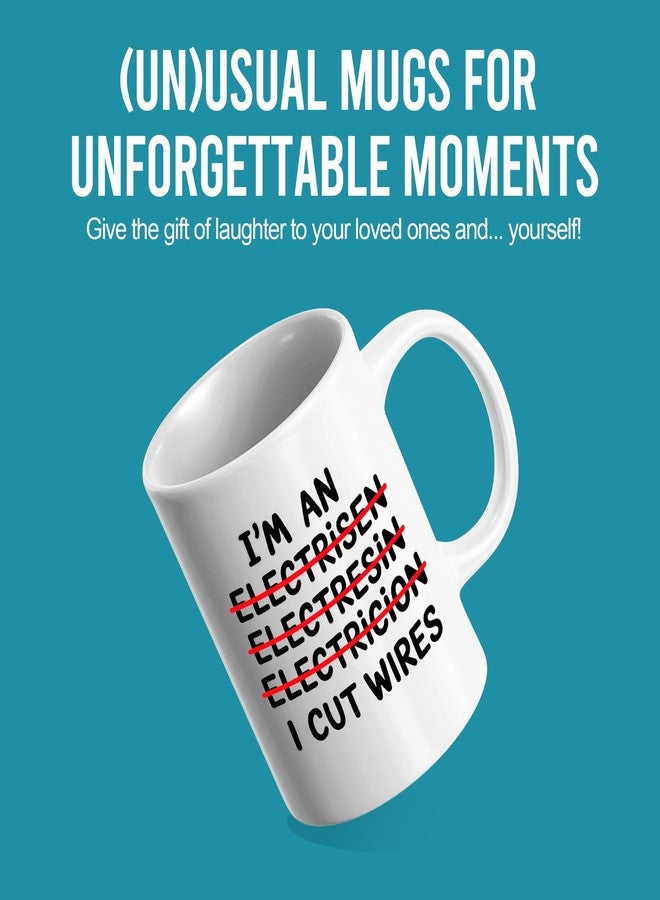 Panvola I’m An I Cut Wires Electrician Gifts Electrical Engineer Gifts Funny Engineering Electrician Lineman Novelty Drinkware Ceramic Coffee Mug 11 oz White - Image 2