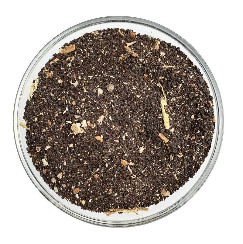Jyoti Ben's Masala Chai 250 gm (Aromatic Blend of finest black CTC Tea infused with Spices like Ginger, Cardamom, Cloves, Black Pepper, Mulethi and Cinnamon) - Image 3
