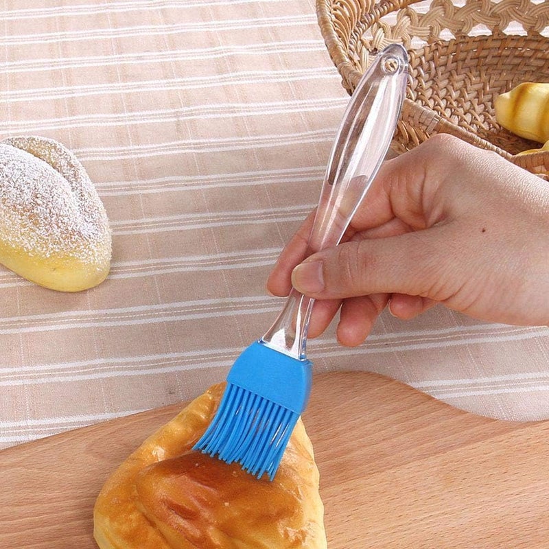 Silcony 7" Silicone Basting Pastry Brush - Perfect for Oil Butter Spread, Marinades, Baste, BBQ, Grill, Cooking - BPA Free, Food Grade Material, Dishwasher Safe (3, 7 Inches) - Image 5