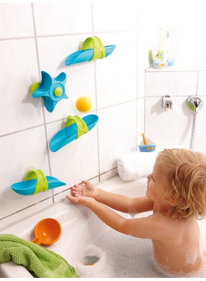 HABA Bathtub Ball Track 6 Piece Play Set Fosters Experimentation & Creativity For Ages 3 And Up - Image 4