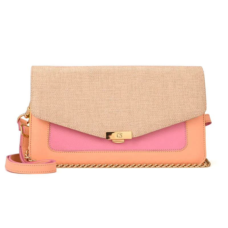 Carmen Steffens Crossbody Bag Straw and Color