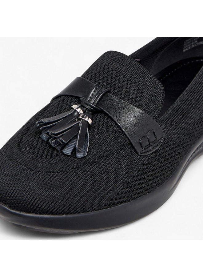 Flora Bella By Shoexpress Women Tassel Detail Slip-On Loafers  - Image 4