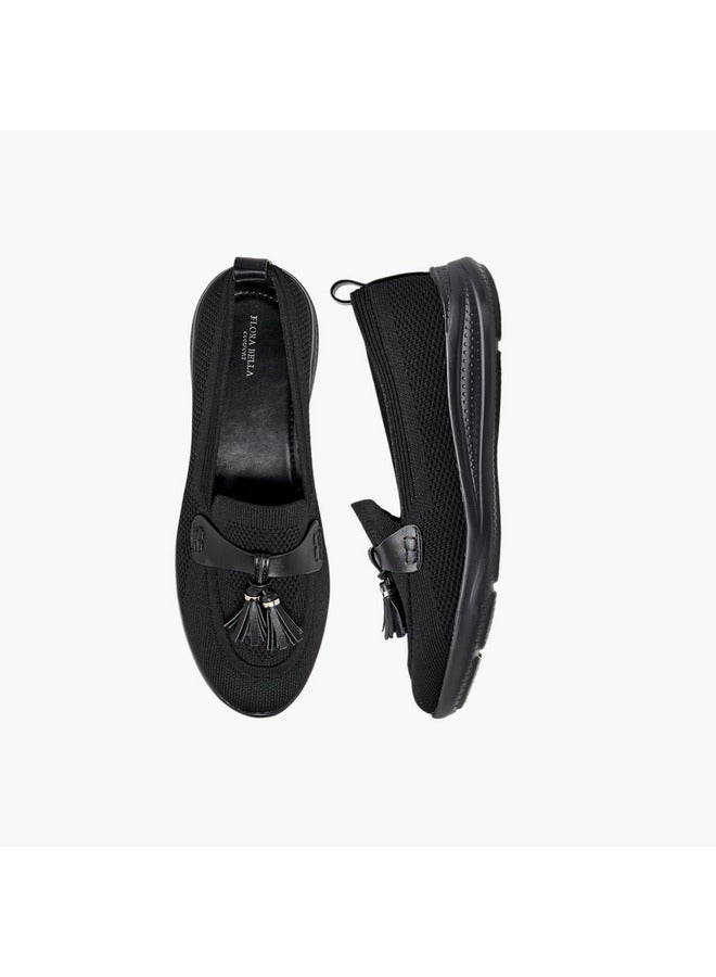 Flora Bella By Shoexpress Women Tassel Detail Slip-On Loafers  - Image 1