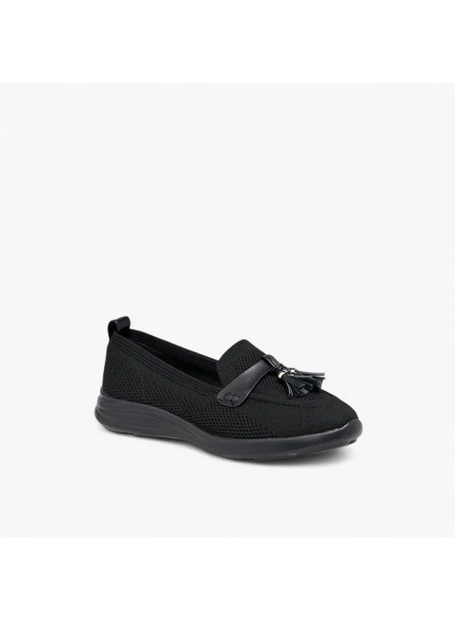 Flora Bella By Shoexpress Women Tassel Detail Slip-On Loafers
