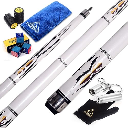 CUESOUL SOOCOO Series 58" 19oz Pool Cue 11.5mm - Image 1