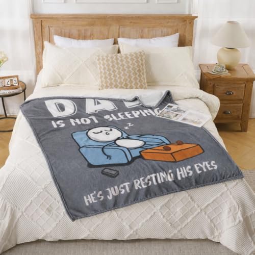 Lussena Thinking of You Gifts for Women Men – Get Well Blanket 50x60 Inch, Navy Flannel Comfort Hug Blanket, Sympathy Throw for After Surgery, Chemo, Illness, Recovery - Image 4