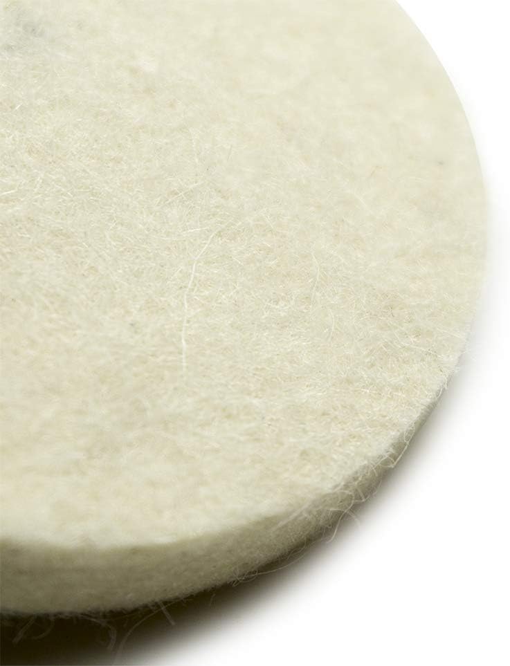 Benchmark Abrasives 2 Inch Sanding Discs Felt Quick Change Wool Buffing Pad for Drill & Die Grinder - Surface Conditioning Tool for Deburring, Polishing, Buffing Polishing Wheel for Drill - 10 Pack - Image 2